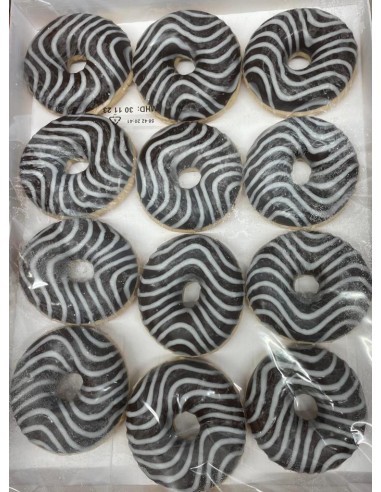 ciambelle donuts al cioccolato x 12